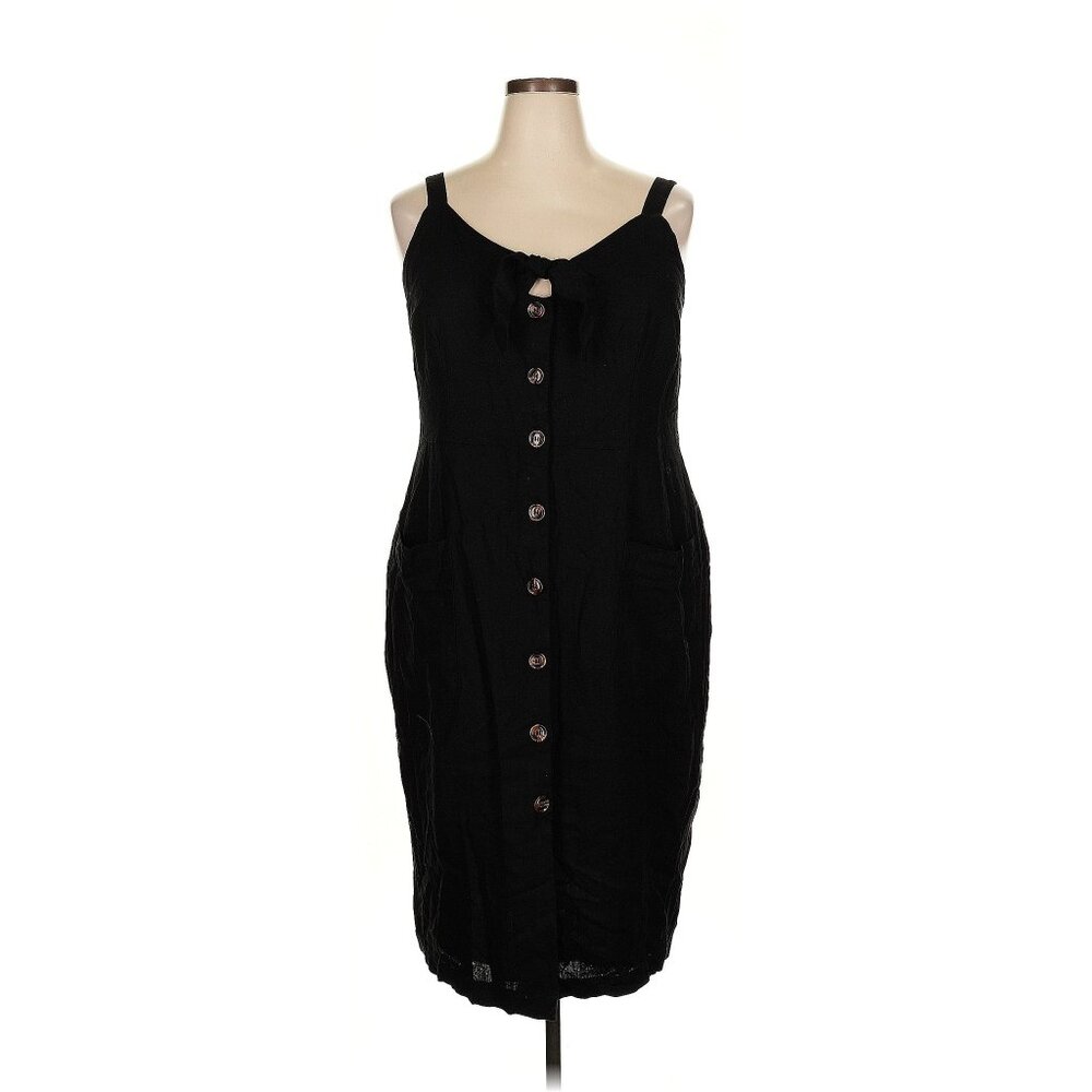 NWT City Chic Festive Tie Dress in Black Women's Size 18
